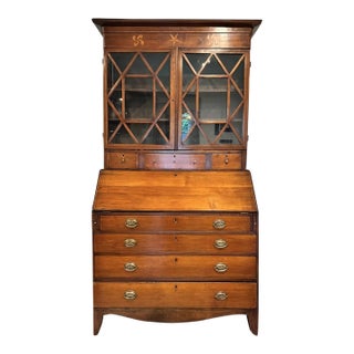 American Federal Secretary Bookcase, Circa 1800–1830 For Sale
