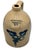 Blue Excellent & Unsusal 1 1/2 Gallon Size Antique American Blue Flower Decorated Stoneware Jug From Vermont Circa 1870s For Sale - Image 8 of 18