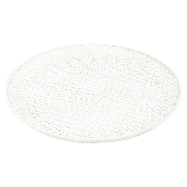 Enameled Metal Plate from Mathieu Matégot, 1950s For Sale