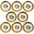 Founded in 1946 in McKeesport Pennsylvania - Sabin produced "Crest-O-Gold" until the mid 1970's. The pattern features a...