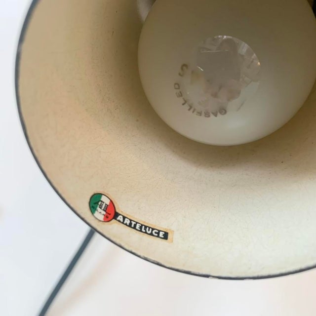 Vintage Model 31 B Black Sconce by Gino Sarfatti for Arteluce, 1950s For Sale - Image 15 of 18