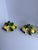 1990s Vintage Ceramic Lemon & Blossom Candlesticks – Pair For Sale - Image 5 of 13