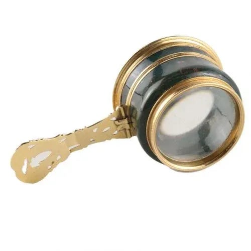 Magnifier in Gold Frame, 1890s For Sale - Image 5 of 7