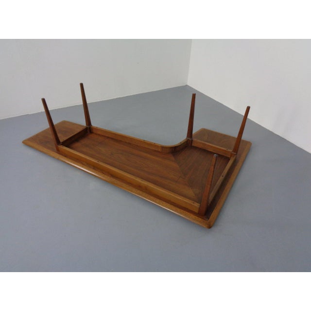 Large Danish Boomerang Teak Coffee Table, 1960s For Sale - Image 15 of 18