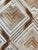 Beige Vintage Pair of Tuxedo Sofas in Chevron Pattern Attributed to Milo Baughman For Sale - Image 8 of 10