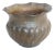 Mid 20th Century Italian Brass Hammered Planter Pot For Sale