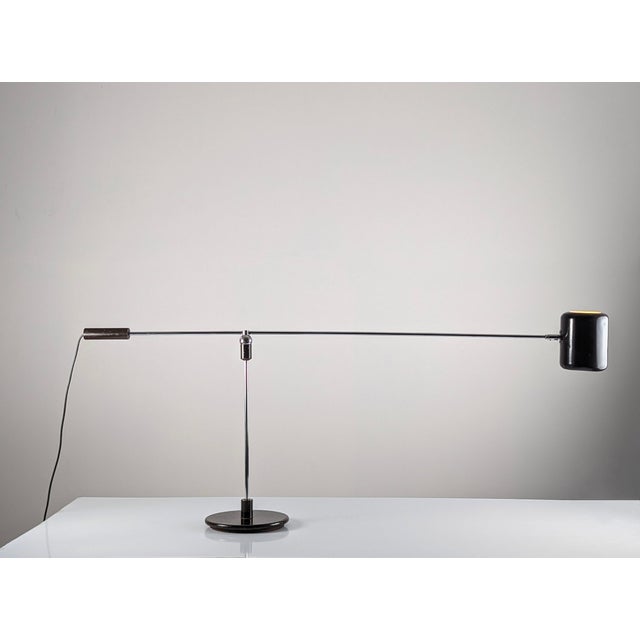 Mid-Century Modern Magneto Floor Lamp from H. Fillekes, 1950s For Sale - Image 3 of 18