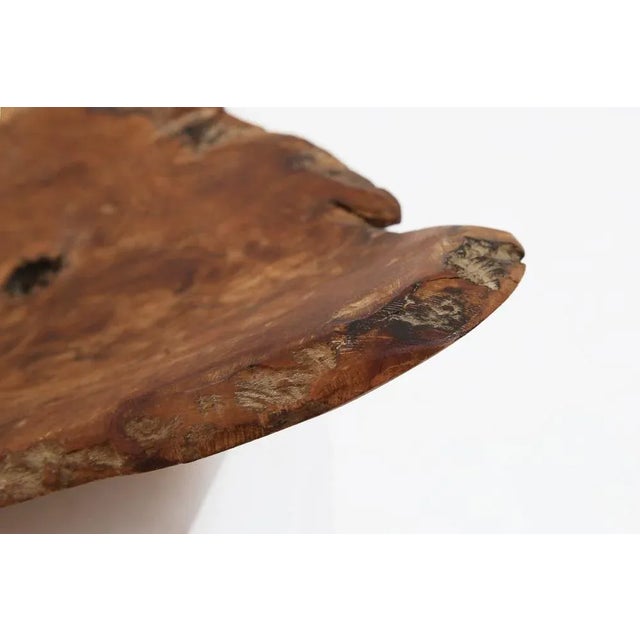 Vintage Wooden Bowl, 1950s For Sale - Image 9 of 11