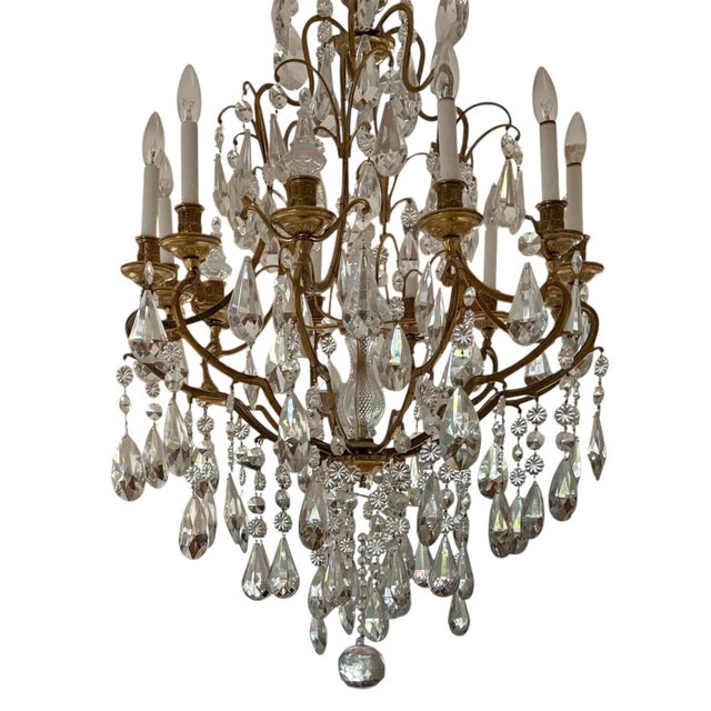 Louis XVI Style Baccarat French Crystal Chandelier