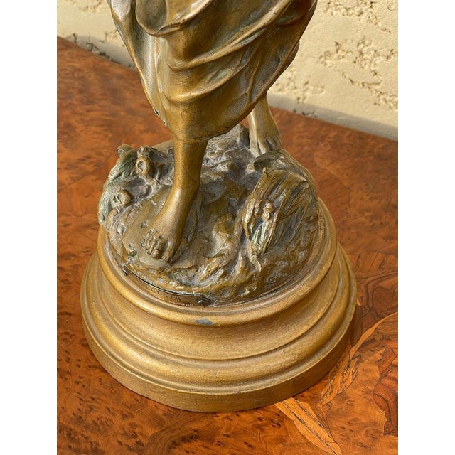 The Lightning and Coup De Vent Statuettes from Lejeune, Set of 2 For Sale - Image 4 of 16