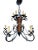 Made in Italy Mediterranean Revival Wrought Iron Style 12 Light Candle Chandelier For Sale - Image 11 of 15