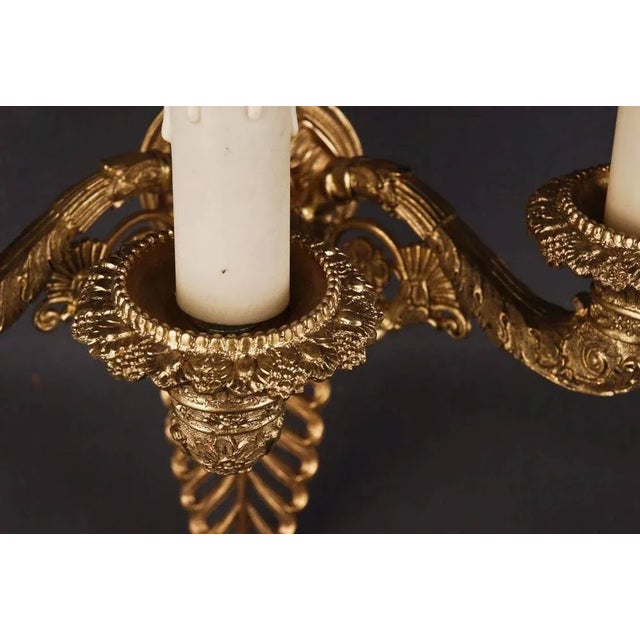 Empire Wall Light in Cast Bronze For Sale - Image 5 of 10