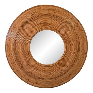 1990s Domed Pencil Reed Mirror For Sale