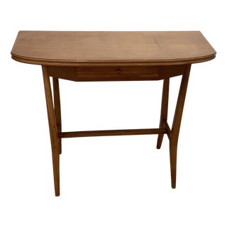Teak Console Table in the style of Gio Ponti, 1950s For Sale