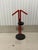 Black Vintage Modern Red and Black Metal Valet Coat Rack, 1980s For Sale - Image 8 of 18