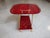 Bright Red Goatskin Bar Cart with Wings by Aldo Tura For Sale - Image 14 of 14