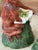 Figurative Pair of Vintage Italian Ceramic Monkey Figurines With Lemon Garlands For Sale - Image 3 of 11