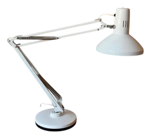 White Metal Architects Articulated Desk Lamp by Ledu