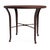 Brown Jordan Calcutta 36" Round Cast Bistro Umbrella Table in Almandine For Sale
