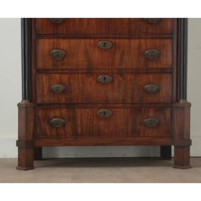 19th Century Dutch Empire Style Tall Chest of Drawers For Sale - Image 12 of 12