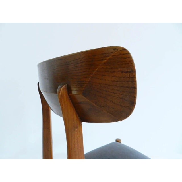 1950s Italian Architectural Dining Chairs by Eredi Marelli for Eredi Marelli Cantù, 1950s, Set of 6 For Sale - Image 5 of 7