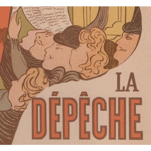 Maurice Denis, La Dêpêche from Les Maîtres de L'Affiche, 1898, Original Lithograph For Sale - Image 6 of 13