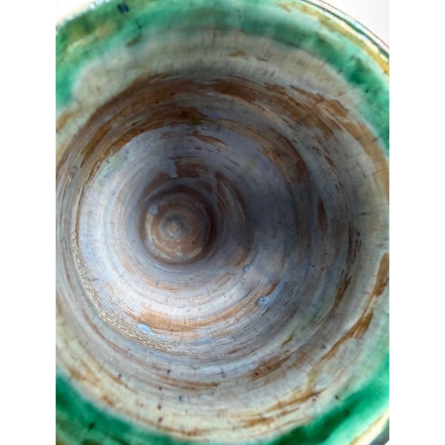 Blue Danish Ceramic Vases from Vensø Danmark & Studio Pottery, 1970s, Set of 2 For Sale - Image 8 of 11