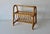 Tan Mid-Century French Style Bentwood Bamboo Rattan Magazine Book Newspaper Rack Caddy Vintage For Sale - Image 8 of 12