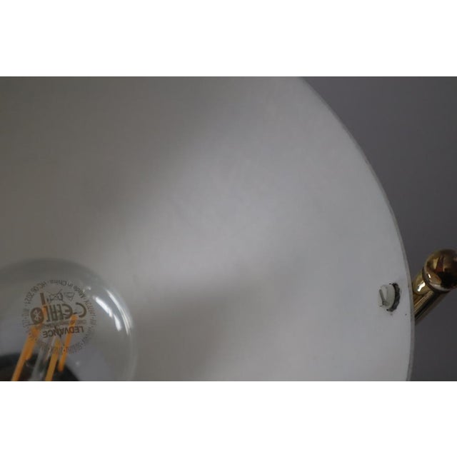 Metal Mid-Century Brass Hanging Lamp from WKR Leuchten 1960s For Sale - Image 7 of 18