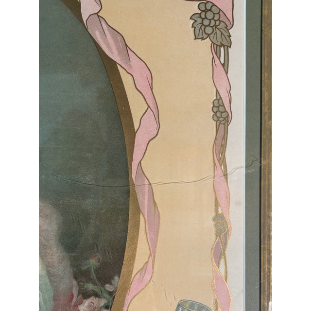 Jules Robin & Co. Original French Cognac Calandar Poster, 1918 For Sale - Image 17 of 18