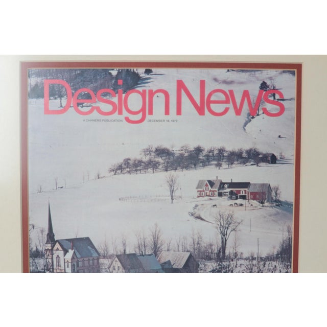 1972 Design News Magazine Cover, December | Graphic Design Wall Art For Sale - Image 10 of 11