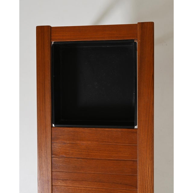 Wood Scandinavian Teak Bench with Planter, 1960s For Sale - Image 7 of 8