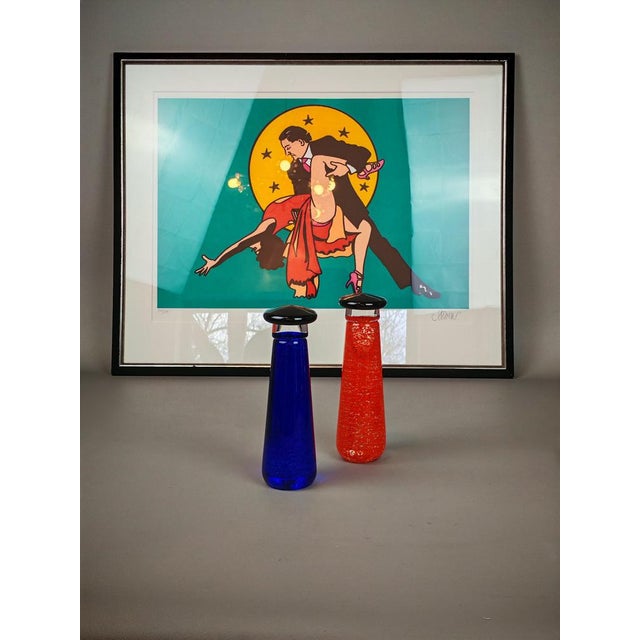 Glass Sculptures by Ulf Johansson for Sjöhyttan, 1980s, Set of 2 For Sale - Image 6 of 11