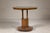 Midcentury Round Top Side Table with Column Supports and Tambour Base For Sale In New York - Image 6 of 12