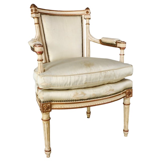19th Century Italian Sheraton Armchair For Sale