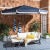Summer afternoons at Mayfair’s private member’s club inspired this posh eleven foot crank umbrella. Its classic navy...