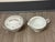 Noritake 1960s Noritake “Colburn” Cream & Sugar Set – White, Silver & Blue Floral, Japan For Sale - Image 4 of 12