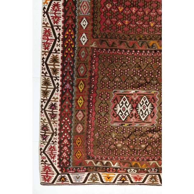 District Loom Vintage Kilim Gallery Rug | Paloma For Sale - Image 15 of 15