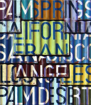 "California" Contemporary Industrial Inspired Photorealist Mixed-Media Painting by Ross Tamlin