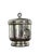 Vintage the Sheffield Silver Co. Silver-Plated Ice Bucket With Lion Head Handles, Milk Glass Liner & Ornate Ice Tongs | Hollywood Regency Barware For Sale - Image 9 of 15