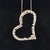 14k Yellow Gold 2.30 Carats Natural Diamond Heart Necklace For Sale - Image 4 of 13