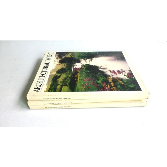 Three 1980s Architectural Digest Magazines For Sale - Image 10 of 10