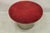 Mid-Century Modern Vintage Warren Platner for Knoll 32" Round Chrome Base Ottoman Mushroom Stool For Sale - Image 3 of 12