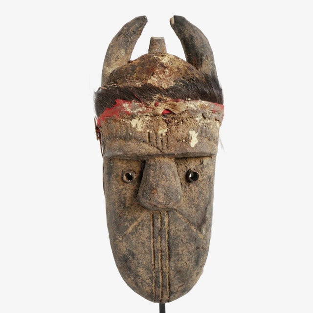 Antique African Tribal Toma Passport Mask For Sale - Image 4 of 5
