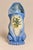 Blue 20th C. MCM Gump's Italian Porcelain Umbrella Holder Floral Motif Decorative Stand For Sale - Image 8 of 8