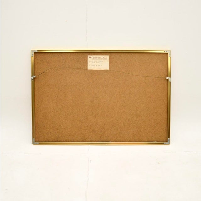 Andre Renoux, Butcher's, 1976, Lithograph, Framed For Sale - Image 8 of 10