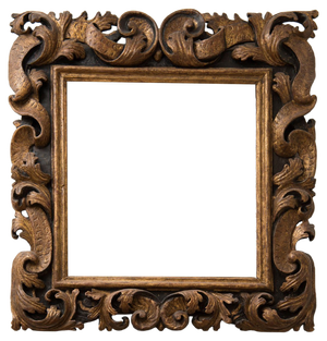 17th Century Sansovino Wood Frame