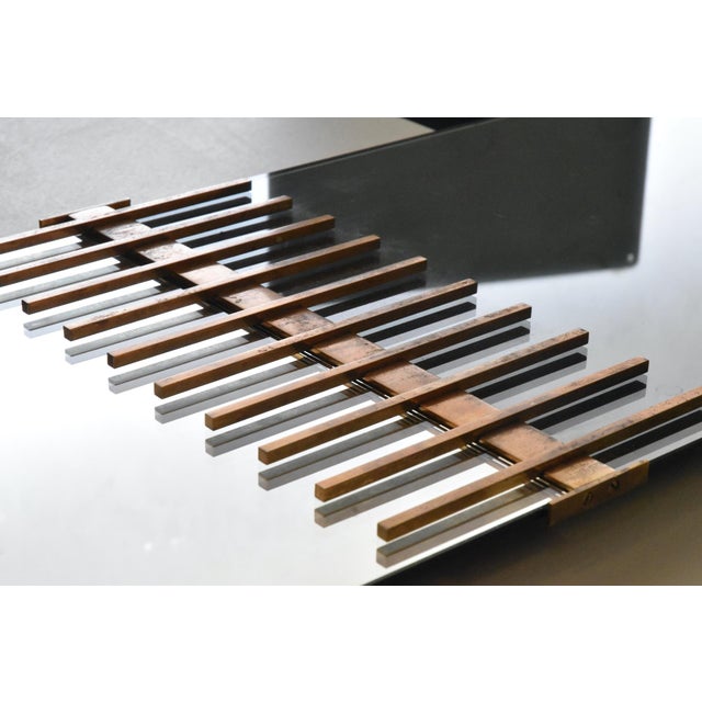 Black Wall Mirror by Ettore Sottsass Jr. and Santambrogio and De Berti, 1950 For Sale - Image 8 of 16