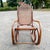 Bentwood and Wicker Rocking Chair from Thonet, 1930s For Sale - Image 11 of 16