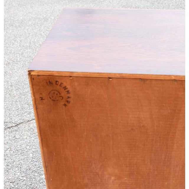 Mid-Century Danish Modern Rosewood Lowboy Chest of Drawers Paol Hundevad for Hundevad & Co. For Sale - Image 13 of 18